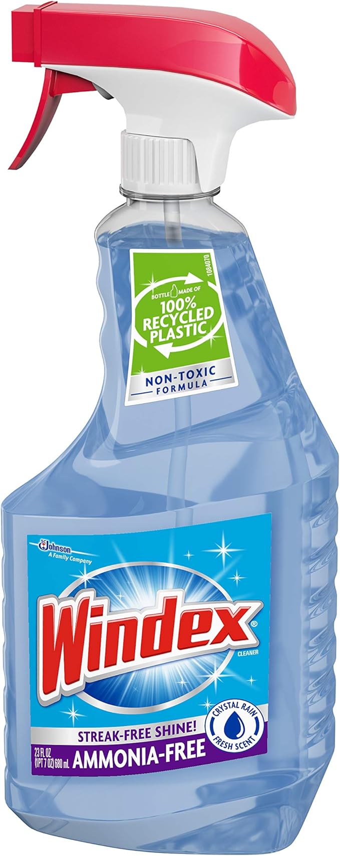 Windex Crystal Rain Glass Cleaner Spray, 6 ct, 23 fl oz