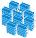 50 Pcs Individually Wrapped Sponges, Uncompressed Non Scratch Scrouing Sponges for Household Cleaning Dishes Kitchen Airbnb Apartment Car Bike Blue