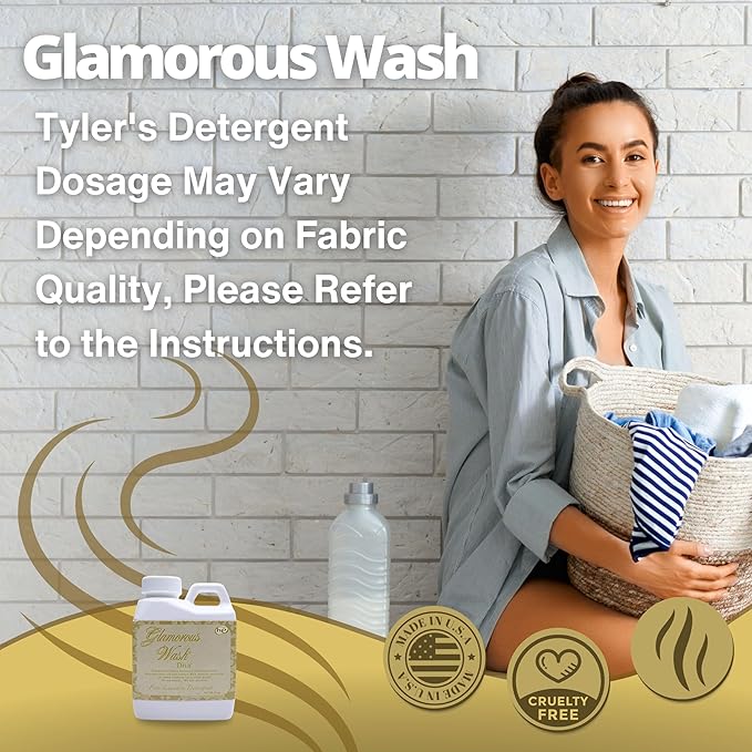 Worldwide Nutrition Bundle Compatible with Tyler Glamorous Wash Diva Laundry Liquid Detergent - Hand and Machine Washable Diva Laundry Detergent - 112g (4 Oz) Detergent with Keychain