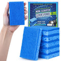Kitchen Sponges, 6 Count, Non-Scratch Scrub Sponge, Dual Sided Cleaning Sponges for Dishes, Kitchen, Bathroom