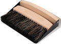 Bamboo Dust Pan & Brush Set, Portable Dustpan & Brush, Perfect For Household Cleaning, Sturdy & Effective Dust Pan, Bamboo Sweeping Brush - Mini