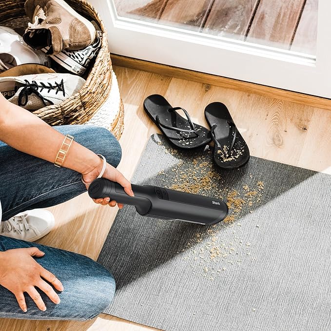 Shark WV410CO WANDVAC Cordless Handheld Vacuum Cleaner, Portable and Lightweight, Powerful Suction for Pet Hair, Car, Home, Black (Renewed)