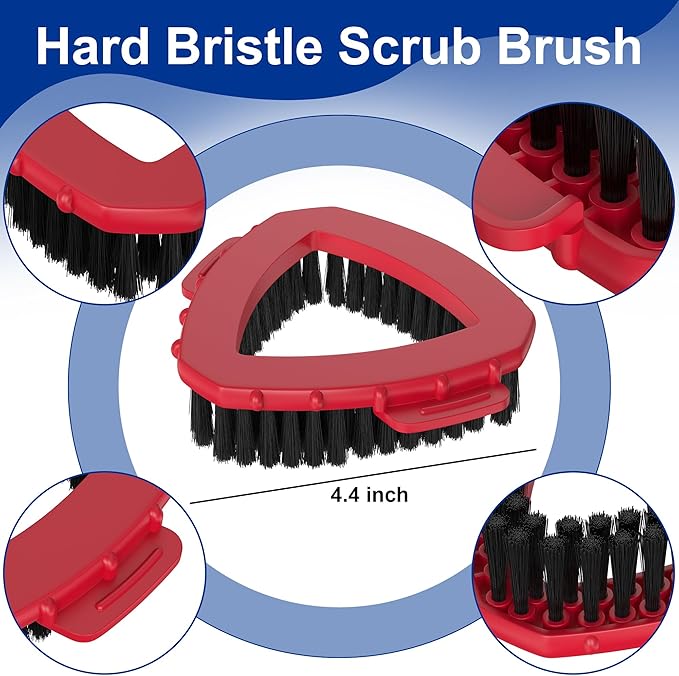 Mop Scrubber Attachment Scrub Brush Head for O-Cedar 2-Tank Spin Mop Scrubber Accessories Scrubber Mop Head for Ocedar Floor Mop Cleaning Mop Replacement