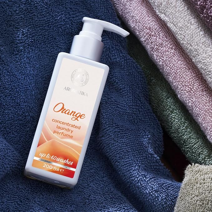 Concentrated Orange Laundry Scent Booster – 200 ml – Liquid Laundry Fragrance – Linen Freshener – Fresh Citrus Aroma for Washing and Home Use