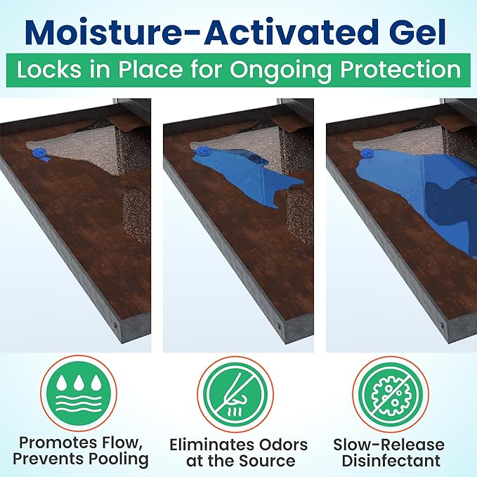 AC Pan Tablets, Commercial-Grade, Gel Lock Tech: Long Lasting, Moisture Activated Slow Release, Non-Corrosive & Safe - No Residue, Pan Treat Tablets (1 Ton, 30 Pack)