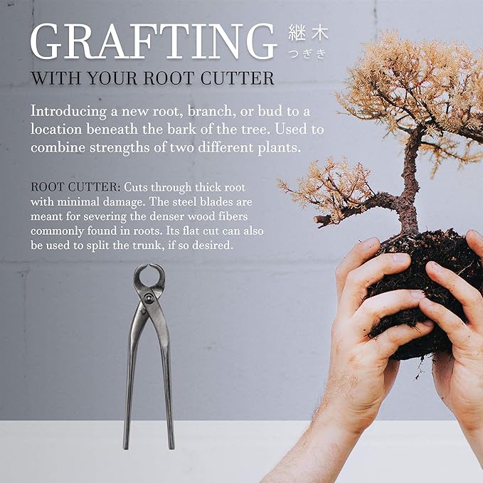 BambooMN 7.5" Root Cutter Tool - 10 Pieces
