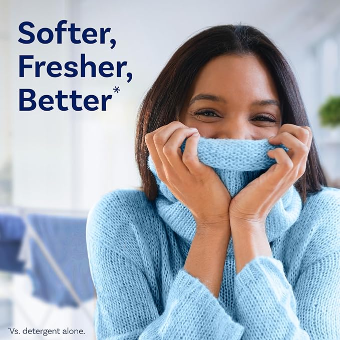 Downy Soft, 2 in 1 Soft and Fresh Liquid Fabric Softener, Cool Cotton, 111 fl oz, 150 Loads, Fabric Conditioner Liquid provides softness and freshness for fabrics