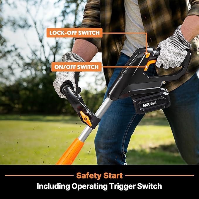 LawnMaster 24V MAX 9” Cordless Tiller – CLTE2409