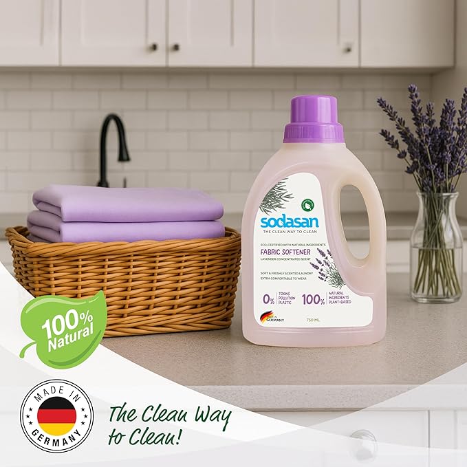 Sodasan Lavendar Fresh Fabric Softener 25.36 fl oz