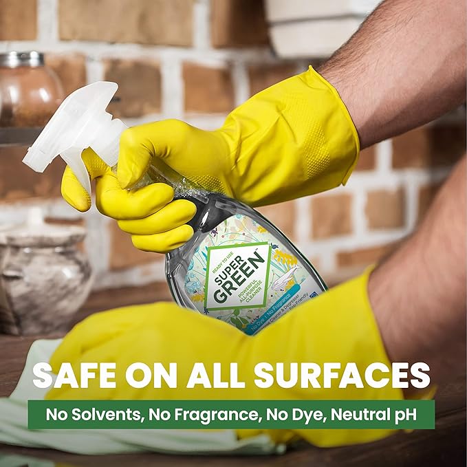 SuperGreen All-Purpose Cleaner | Scent Free | 32 Ounce Spray Bottle | 1 Pack…