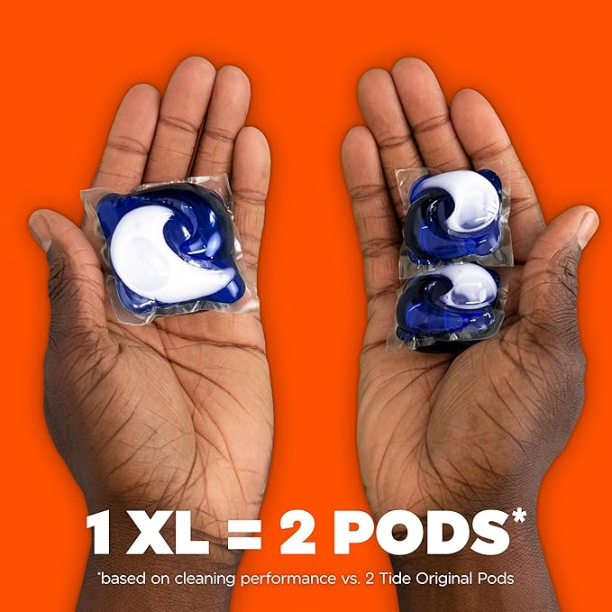 Tide Oxi Boost Power PODS Laundry Detergent Pacs, 32 Count, Set-In Stain Removal + Oxi Power, laundry soap detergent pacs