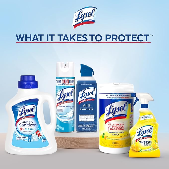 Lysol Toilet Bowl Cleaner, Max Strength Bathroom Cleaning Supplies, Toilet Bowl Cleaner Clinging Gel, Home Essential, Instant Stain Removal, Disinfecting and Deodorizing, Bleach Free, 24 oz (4ct)