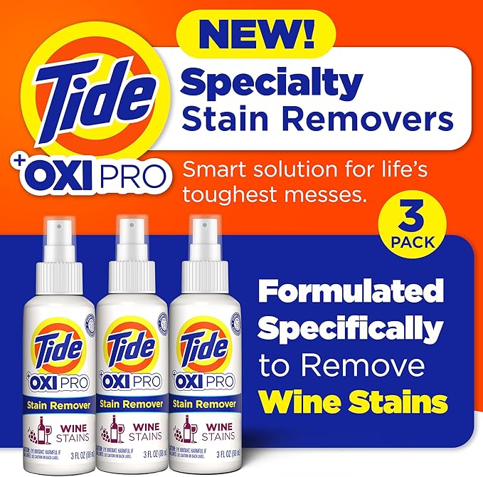 Tide Laundry Stain Remover Ultimate Stain Pack - Wine Stain Remover (3 Pack)