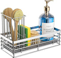 Yofidra Sink Caddy With Stone Drying Tray, Silver, M