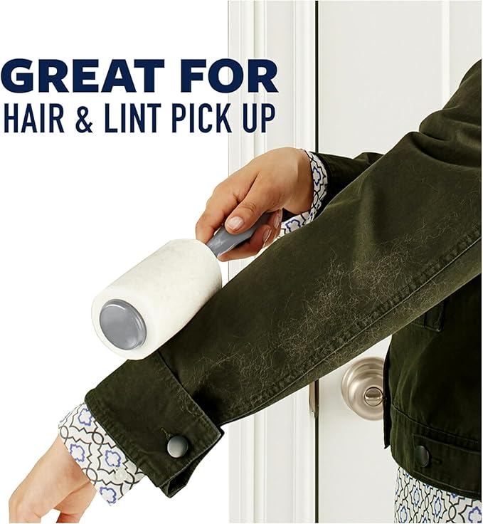 Scotch-Brite Everyday Clean Lint Roller Refills 6 Roller Refills 420 Sheets White