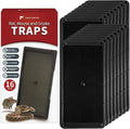 LULUCATCH Super Heavier Mouse Traps 16 Pack for Mice & Snakes with Non-Toxic Glue. Larger Sticky Traps Indoor, Easy to Set, Pet Safe Pest Control