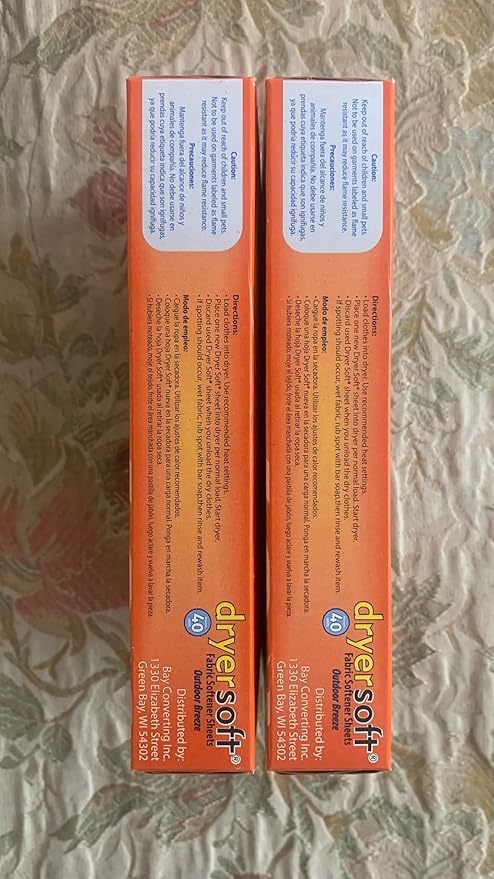Dryer Soft Fabric Softener Outdoor Breeze (2 Pack)