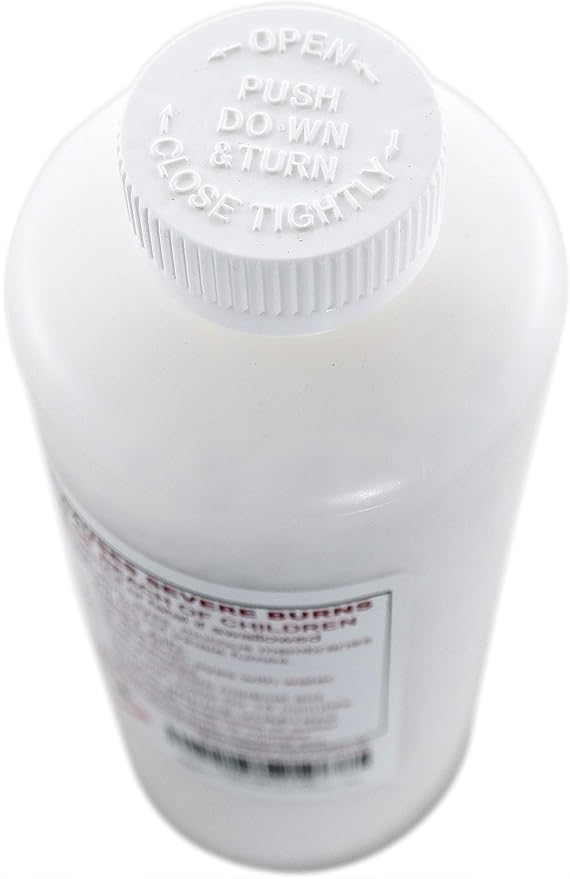 Essential Depot 1 lb Food Grade Sodium Hydroxide Lye Evenly-Sized Micro Pels (Beads or Particles) - 1 lb Bottle - Lye Drain Cleaner - HDPE Container with Resealable Child Resistant Cap and Handle