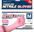 Beastek Nitrile Disposable Exam Gloves, 4Mil 100 Ct Powder-Free Latex-Free Food-Safe for Cooking Medical Esthetician, Orchid
