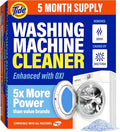 Washing Machine Cleaner by Tide, Washer Machine Cleaner with Oxi for Front and Top Loader Washer Machines, Deep Cleaning Residue & Odor Eliminator, 5 Month Supply (Packaging May Vary), Pack of 6
