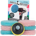 Drill Brush - Cleaning Supplies - Bathroom Accessories - Scrub Pads - Shower Cleaner - Bathtub - Bath Mat – Bathroom Sink - Scrubber - Hard Water Stain Remover - Glass Cleaner - Shower Door Cleaner