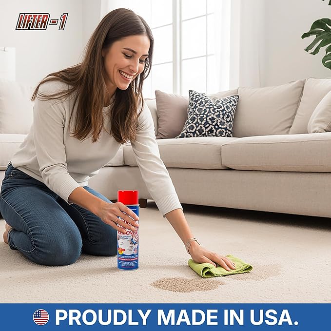 Carpet Spot Remover, Stain and Red Wine Remover and Spot Treatment for Oil, Grease, Urine, Cleaning Performance for Rugs, Upholstery, Fabrics. Pack of 2
