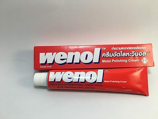 Wenol Metal polishing Cream 100 Grams (1 Piece)