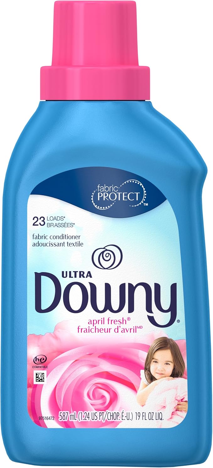 Downy Ultra April Fresh Liquid Fabric Softener, 23 Loads, 19 Fl Oz