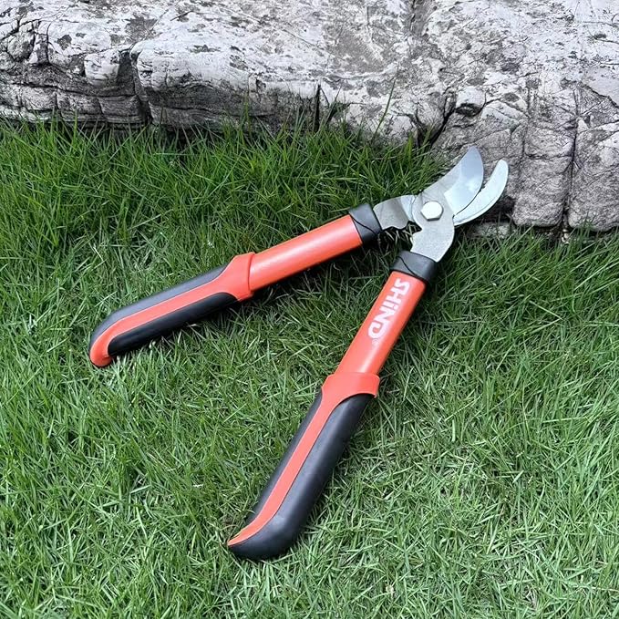 SHIND Lopper Heavy Duty Branch Cutter Tree Clippers with Compound Action, Chops Thick Branch Ease, Garden Loppers Pruning, 15 Inch Tree Trimmer with 1.6” Clean Cut Capacity (15 Inch）