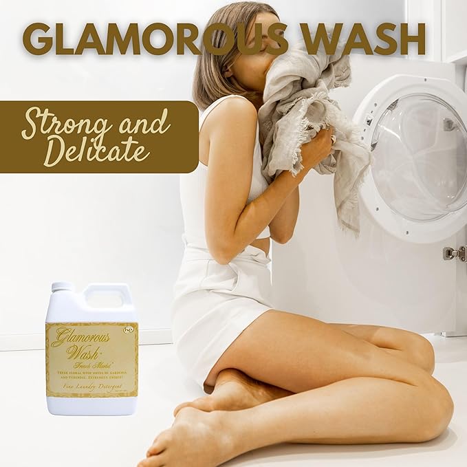 Worldwide Nutrition Bundle Compatible with Tyler Glamorous Wash French Market Scent Fine Laundry Liquid Detergent - Luxury Liquid Laundry Detergent - 907g (32 Fl Oz) Container with Keychain