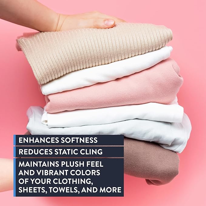 Pink Fabric Softener Concentrate - Odor Removing Freshener,Safely Clean 256 Loads Per Gallon, 1/2 Ounce Per Load, Heavy Duty Concentrated Commercial Formula, 1 Liquid Gallon Bottle, Pack of 1