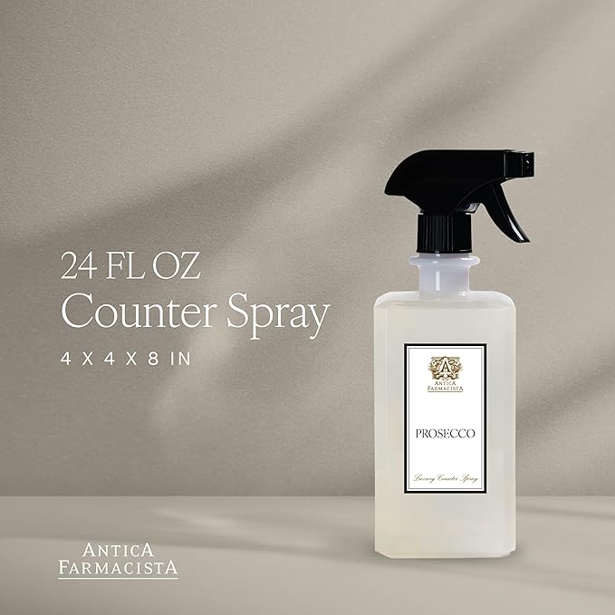 Antica Farmacista Counter Spray - Plant-Derived, Biodegradable Cleaning Solution - Luxurious Home Care Essentials - Housewarming Gift - Prosecco, 24 fl oz