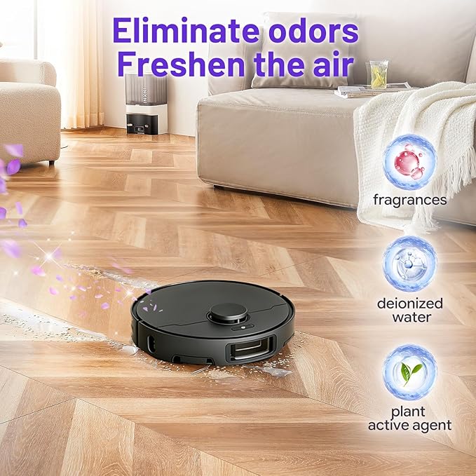 Multi-Surface Floor Cleaning Solution Compatible with Dreame Cleaning Solution, Lavender Scent, Deep Clean, Suitable for All Mopping Robot Vacuums and Cordless Wet/Dry Mops (1000 ml)