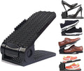 Shoe Slots Organizer, 20 PCS Adjustable Shoe Rack Stacker Storage Space Saver, Double Deck Shoe Rack Holder for Closet Organization, Black