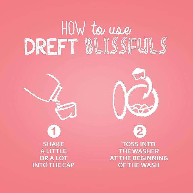 Dreft Blissfuls Laundry Scent Booster Beads For Washer, Baby Fresh, 10 Oz , 4 Count