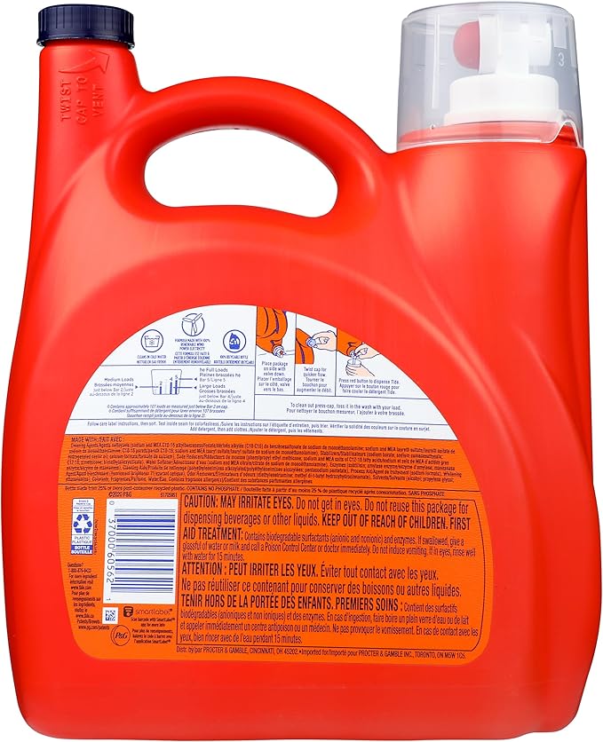 Tide Laudry Detergent Liquid Soap, Clean Breeze 107 Washes Compatible With 4.55 Litres