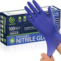 Disposable Nitrile Gloves, Food Safe, Latex-Free Powder-Free, Kitchen Rubber Gloves for Cooking and Cleaning