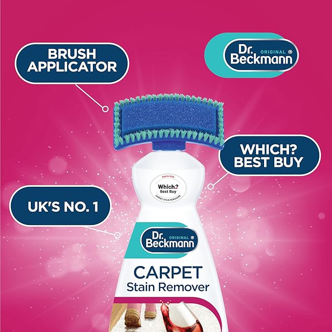 Dr. Beckmann Carpet Stain remover with cleaning applicator/brush -650ml