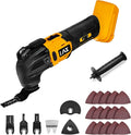 Oscillating Multi Tools for Dewalt 20V Battery, Multi-Use Cutting and Sanding Tool, 4°Oscillation Angle, 6 Variable Speeds, Quick-fit Blade Design with 22pcs Accessories for Cutting, Sanding, Scraping