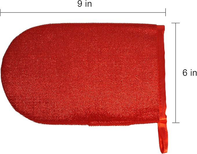 CleanAide Hair Magnet Pet Fur Removal Mitt, Lint, Fur, and Dander Cleanup for Furniture, Clothing, and Upholstery, Reusable, Durable, Quick & Easy Cleaning, Red, 2-Pack