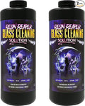 Resin Reaper Glass Cleaner 2-Pack 64 OZ | Pipe Cleaner | Safe on Glass, Metal, Ceramic, and Pyrex | Soak and Wash - No Abrasives - Eco-Friendly, Biodegradable Formula