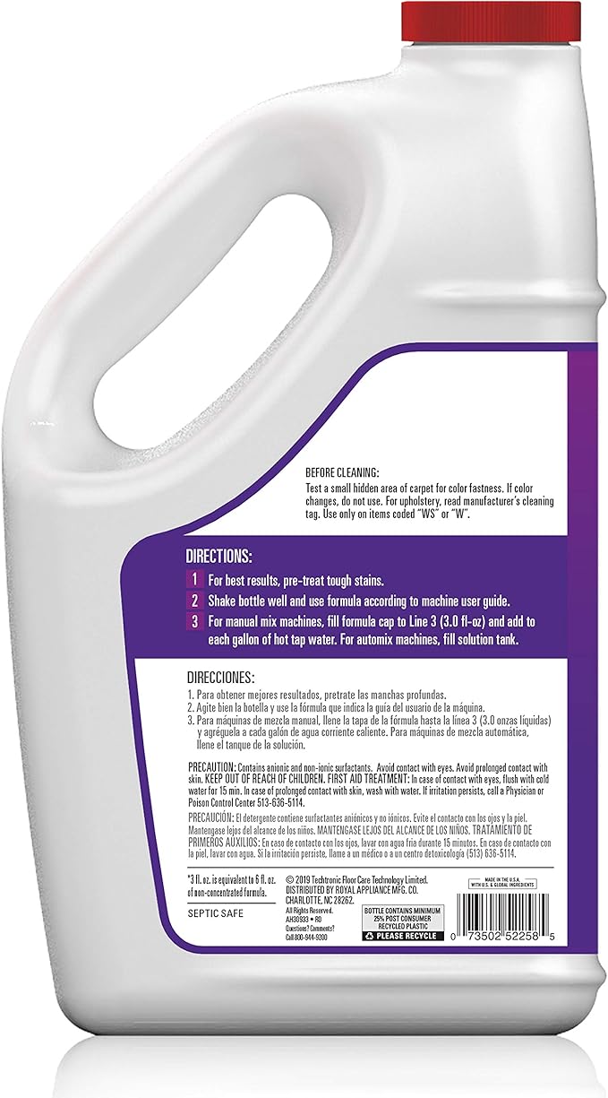 Hoover Smartwash Automatic Carpet Cleaner, FH52000G, Turquoise and Paws & Claws Solution Bundle, Deep Cleaning Shampoo with Pet Spot and Stain Remover pretreat Formula, AH30933, White, 128 Fl Oz