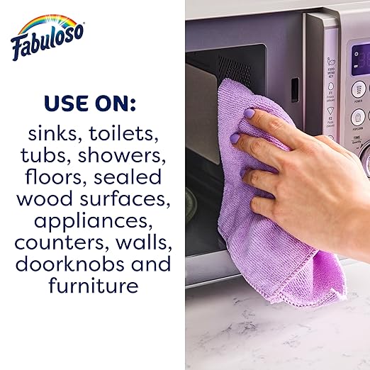 Fabuloso 2X Multi-Purpose Cleaner, No Rinse Floor Cleaner, Long-Lasting Freshness, Lavender Scent, 56 fl oz