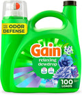 Gain Liquid Laundry Detergent, Relax, HE Compatible, 154 fl oz, 107 Loads