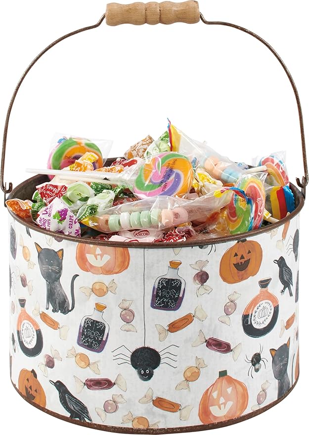 Primitives by Kathy Bucket Set - Gnomes design Happy Halloween