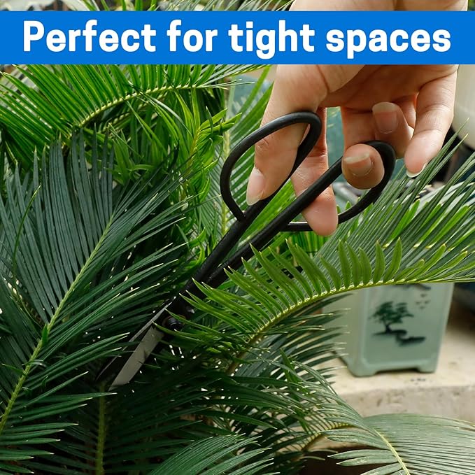 VISEMAN Japanese Bonsai Shears-Long Handle Gardening Scissors for Bonsai Trimming, Bonsai Scissors