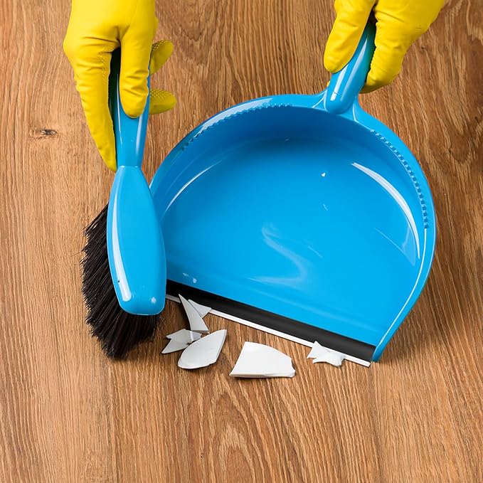 2pcs Plastic Strip Replacement for Dustpan Edge Bar Dust Pan Inlet Soft Pressing Strips Protector Garbage Shovel Closing Edges Straps Dustpan Repair Accessories Black