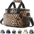 Lifewit Medium Lunch Bag, Insulated Lunch Box, Soft Cooler Cooling Tote for Adult Men Women, Leopard 12-Can (9L)