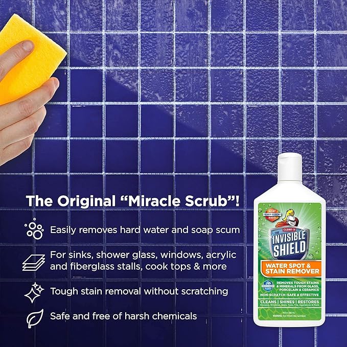 Invisible Shield Protective Glass + Surface Coating (2) & Water Spot and Stain Remover (1) - Restorer 3 Pack - 10 oz