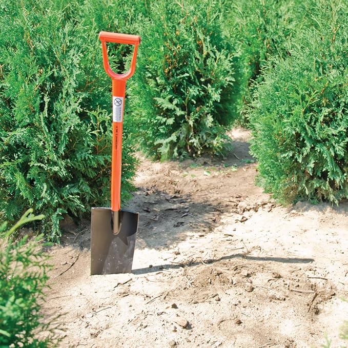 A.M. Leonard All Steel Nursery Spade with D-Grip Handle - 15 Inch Blade